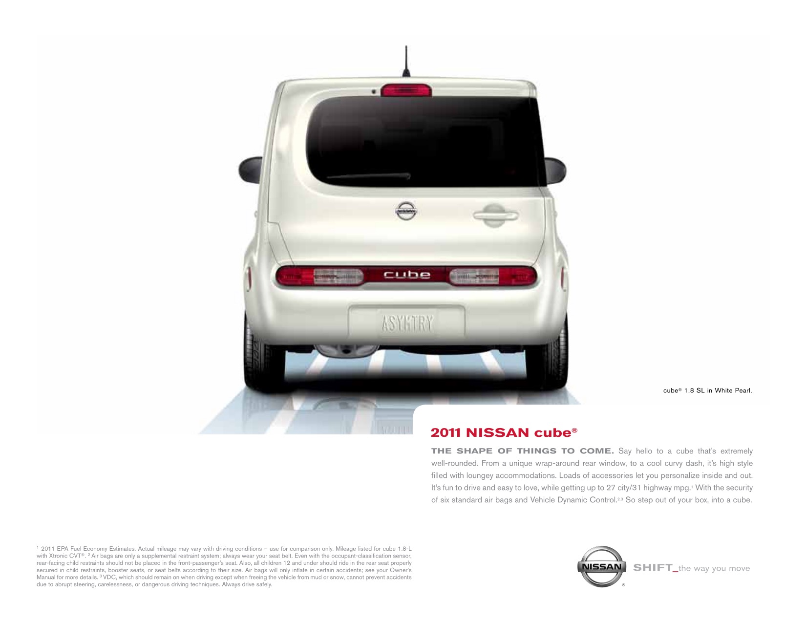 2011 Nissan Cube Brochure